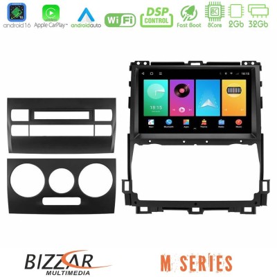Bizzar M Series 8Core Android16 2+32GB  Toyota Land Cruiser J120 2002-2009 Navigation Multimedia Tablet 9