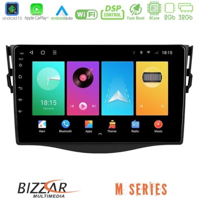 Bizzar M Series 8Core Android16 2+32GB  Toyota RAV4 Navigation Multimedia Tablet 9