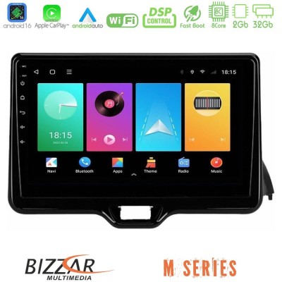 Bizzar M Series 8Core Android16 2+32GB  Toyota Yaris 2020-> Navigation Multimedia Tablet 10
