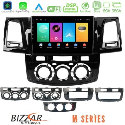 Bizzar M Series 8Core Android16 2+32GB Toyota Hilux 2007-2016 Navigation Multimedia Tablet 9