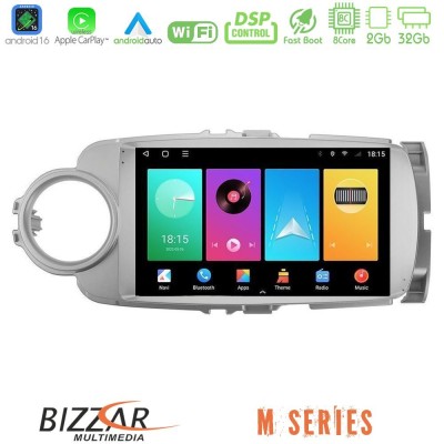 Bizzar M Series 8Core Android16 2+32GB  Toyota Yaris Navigation Multimedia Tablet 9