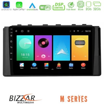 Bizzar M Series 8Core Android16 2+32GB Subaru BRZ / Toyota GR86 2022-> Navigation Multimedia Tablet 9