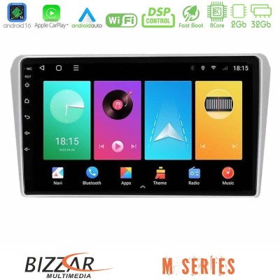 Bizzar M Series 8Core Android16 2+32GB  Toyota Avensis T25 02/2003–2008 Navigation Multimedia Tablet 9