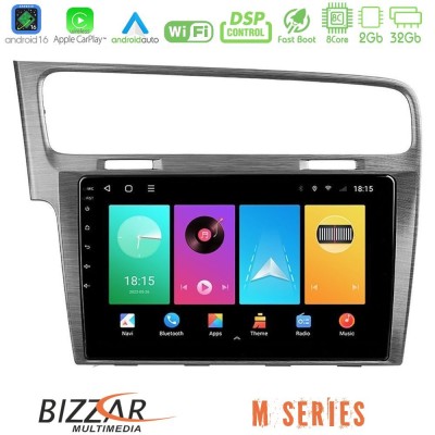 Bizzar M Series 8Core Android16 2+32GB  VW GOLF 7 Navigation Multimedia Tablet 10
