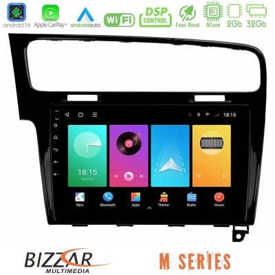 Bizzar M Series 8Core Android16 2+32GB  VW GOLF 7 Navigation Multimedia Tablet 10