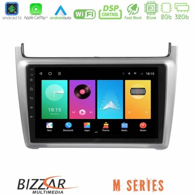 Bizzar M Series 8Core Android16 2+32GB  Vw Polo 2014-2017 Navigation Multimedia Tablet 9