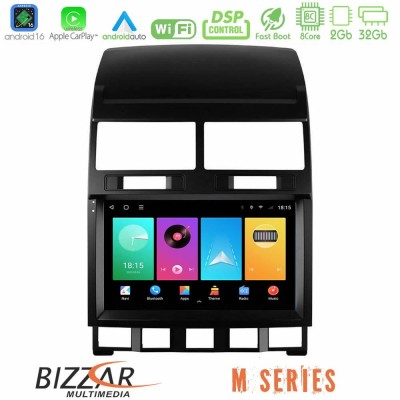 Bizzar M Series 8Core Android16 2+32GB  VW Touareg 2002 – 2010 Navigation Multimedia Tablet 9