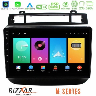 Bizzar M Series 8Core Android16 2+32GB VW Touareg 2011-2018 Navigation Multimedia Tablet 9