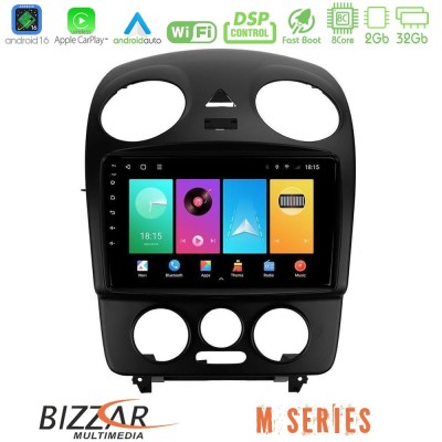Bizzar M Series 8Core Android16 2+32GB  VW Beetle Navigation Multimedia Tablet 9