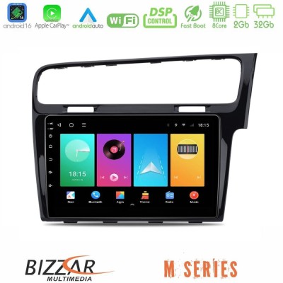 Bizzar M Series 8Core Android16 2+32GB  VW GOLF 7 RHD Navigation Multimedia Tablet 10