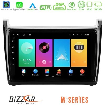 Bizzar M Series 8Core Android16 2+32GB  Vw Polo Navigation Multimedia Tablet 9