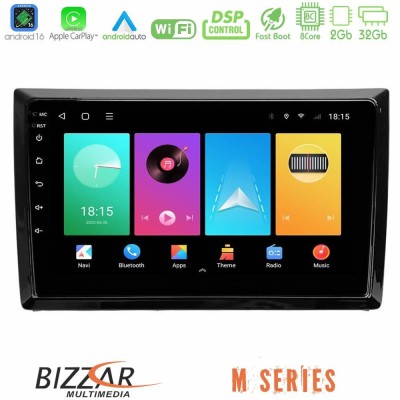Bizzar M Series 8Core Android16 2+32GB  VW Beetle Navigation Multimedia Tablet 9