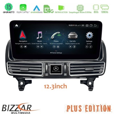 Bizzar Plus Edition Mercedes GLE/GLS Class (X166) NTG5 Android13 8Core (8+128GB) Navigation Multimedia 12.3
