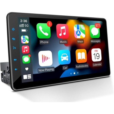Bizzar 1DIN Rotation Android15 2+32GB Navigation Multimedia Tablet 10
