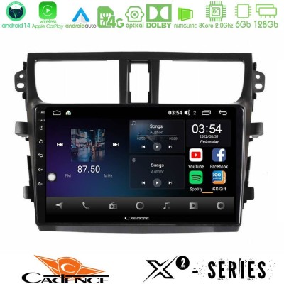Cadence X2 Series 8Core Android14 6+128GB  Suzuki Celerio 2014-2020 Navigation Multimedia Tablet 9