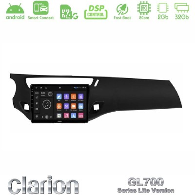 Clarion GL700 Lite Series 8Core Android ClarionOS 2+32GB Citroen C3/DS3 2009-2016 Navigation Multimedia Tablet 9
