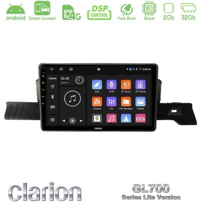 Clarion GL700 Lite Series 8Core Android ClarionOS 2+32GB Citroen C3 You 2025-> Navigation Multimedia Tablet 9