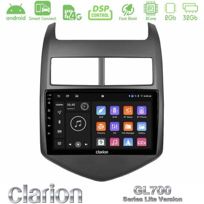 Clarion GL700 Lite Series 8Core Android ClarionOS 2+32GB Chevrolet Aveo 2011-2017 Navigation Multimedia Tablet 9