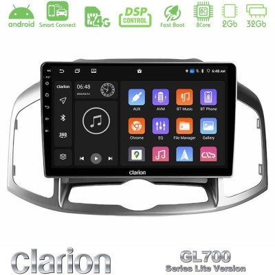 Clarion GL700 Lite Series 8Core Android ClarionOS 2+32GB Chevrolet Captiva 2012-2016 Navigation Multimedia Tablet 10