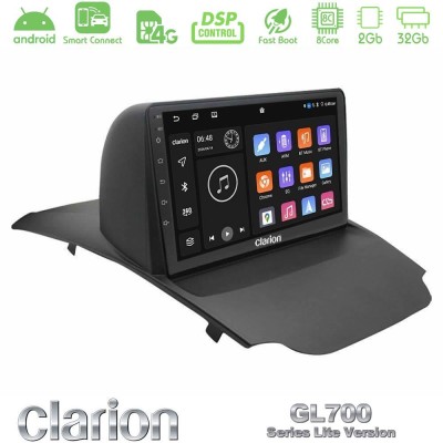 Clarion GL700 Lite Series 8Core Android ClarionOS 2+32GB Ford Ecosport 2014-2017 Navigation Multimedia Tablet 9