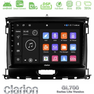 Clarion GL700 Lite Series 8Core Android ClarionOS 2+32GB Ford Ranger 2017-2022 Navigation Multimedia Tablet 9