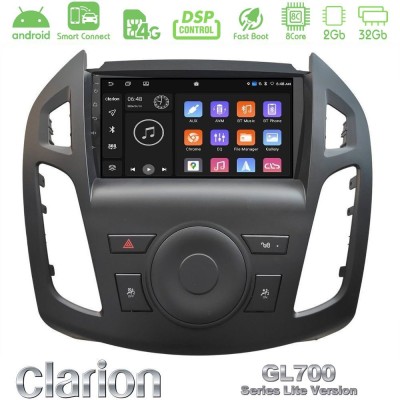 Clarion GL700 Lite Series 8Core Android ClarionOS 2+32GB Ford Transit Connect Navigation Multimedia Tablet 9