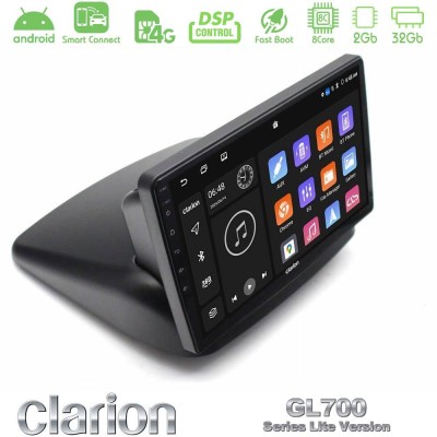 Clarion GL700 Lite Series 8Core Android ClarionOS 2+32GB Fiat Doblo 2002-2009 Navigation Multimedia Tablet 10