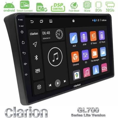 Clarion GL700 Lite Series 8Core Android ClarionOS 2+32GB Fiat Ducato/Citroen Jumper/Peugeot Boxer Navigation Multimedia Tablet 9