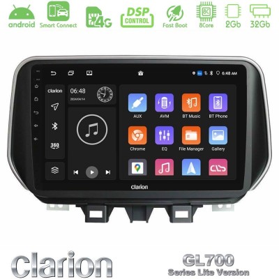 Clarion GL700 Lite Series 8Core Android ClarionOS 2+32GB Hyundai ix35 Navigation Multimedia Tablet 10
