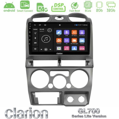 Clarion GL700 Lite Series 8Core Android ClarionOS 2+32GB Isuzu D-Max 2007-2011 Navigation Multimedia Tablet 9