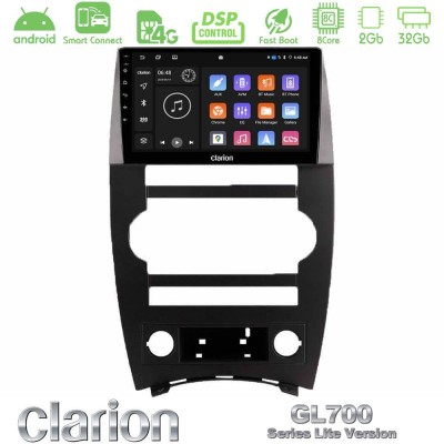 Clarion GL700 Lite Series 8Core Android ClarionOS 2+32GB Jeep Commander 2007-2008 Navigation Multimedia Tablet 9