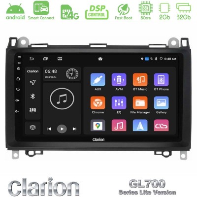 Clarion GL700 Lite Series 8Core Android ClarionOS 2+32GB Mercedes A/B/Vito/Sprinter Class Navigation Multimedia Tablet 9