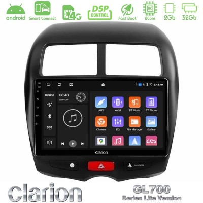 Clarion GL700 Lite Series 8Core Android ClarionOS 2+32GB Mitsubishi ASX Navigation Multimedia Tablet 10