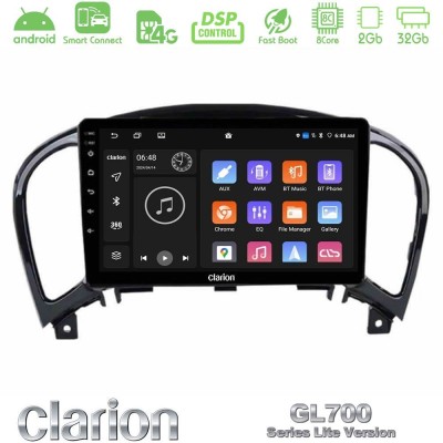 Clarion GL700 Lite Series 8Core Android ClarionOS 2+32GB Nissan Juke Navigation Multimedia Tablet 9