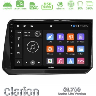Clarion GL700 Lite Series 8Core Android ClarionOS 2+32GB Nissan Note 2021-2026 RHD Navigation Multimedia Tablet 10