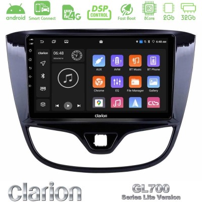 Clarion GL700 Lite Series 8Core Android ClarionOS 2+32GB Opel Karl 2017-2019 Navigation Multimedia Tablet 9