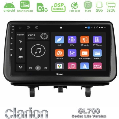 Clarion GL700 Lite Series Opel Meriva B 2010-2017 8Core Android ClarionOS 2+32GB Navigation Multimedia Tablet 9