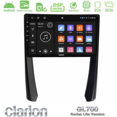 Clarion GL700 Lite Series 8Core Android ClarionOS 2+32GB Porsche 911/Cayman/Boxster Navigation Multimedia Tablet 9