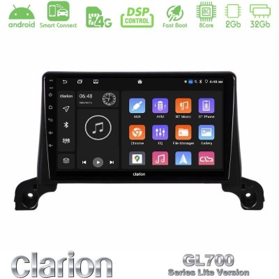 Clarion GL700 Lite Series 8Core Android ClarionOS 2+32GB Peugeot 3008/5008 2017-2023 Navigation Multimedia Tablet 9
