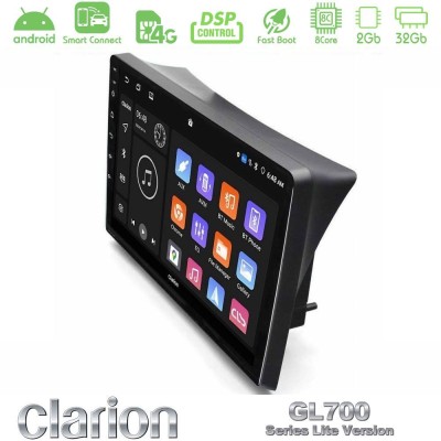Clarion GL700 Lite Series 8Core Android ClarionOS 2+32GB Opel Vivaro/Renault Trafic/Nissan Primastar Navigation Multimedia Tablet 10