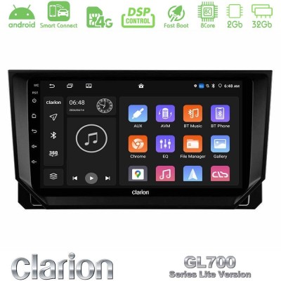 Clarion GL700 Lite Series 8Core Android ClarionOS 2+32GB Seat Arona/Ibiza Navigation Multimedia Tablet 9