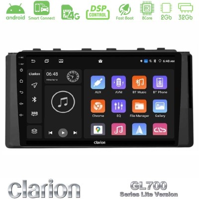 Clarion GL700 Lite Series 8Core Android ClarionOS 2+32GB Subaru BRZ / Toyota GR86 2022-> Navigation Multimedia Tablet 9