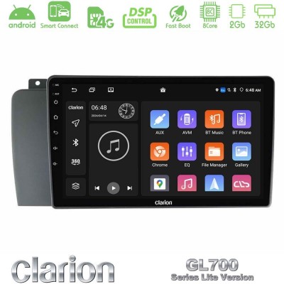 Clarion GL700 Lite Series 8Core Android ClarionOS 2+32GB Volvo S60 2004-2009 Navigation Multimedia Tablet 9