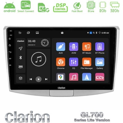 Clarion GL700 Lite Series 8Core Android ClarionOS 2+32GB VW Passat Navigation Multimedia Tablet 10