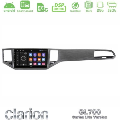 Clarion GL700 Lite Series 8Core Android ClarionOS 2+32GB VW Sportsvan 2014-2020 Navigation Multimedia Tablet 9