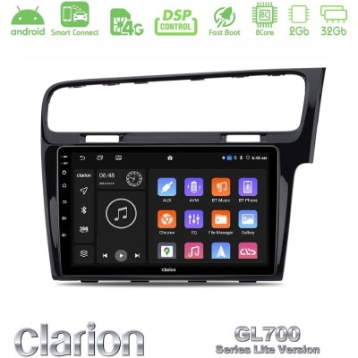 Clarion GL700 Lite Series 8Core Android ClarionOS 2+32GB VW GOLF 7 RHD Navigation Multimedia Tablet 10