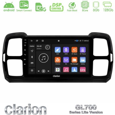 Clarion GL700 Lite Series Citroen DS5 Aircross 2017-2021 8Core Android ClarionOS 6+128GB Navigation Multimedia Tablet 9