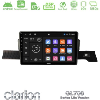 Clarion GL700 Lite Series 8Core Android ClarionOS 6+128GB Citroen C3 You 2025-> Navigation Multimedia Tablet 9