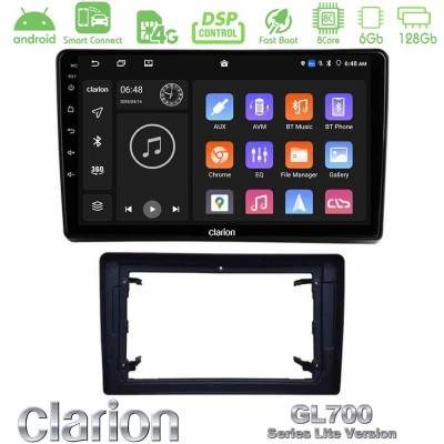 Clarion GL700 Lite Series 8Core Android ClarionOS 6+128GB Chrysler / Dodge / Jeep Navigation Multimedia Tablet 10