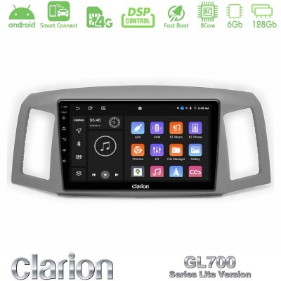 Clarion GL700 Lite Series 8Core Android ClarionOS 6+128GB Jeep Grand Cherokee 2005-2007 Navigation Multimedia Tablet 10